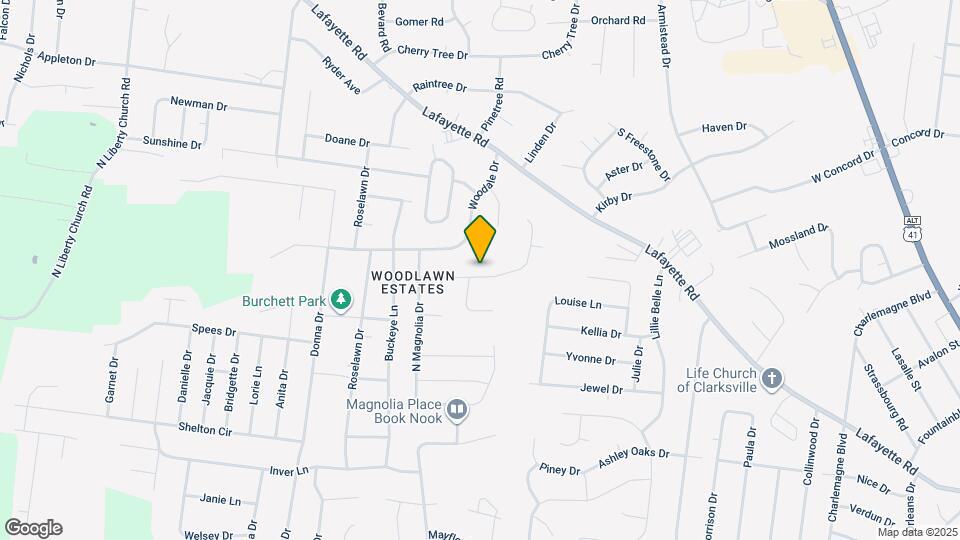 621 Woodhaven Dr Map and Location Details