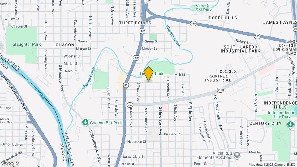 2703 Diaz St Map and Location Details