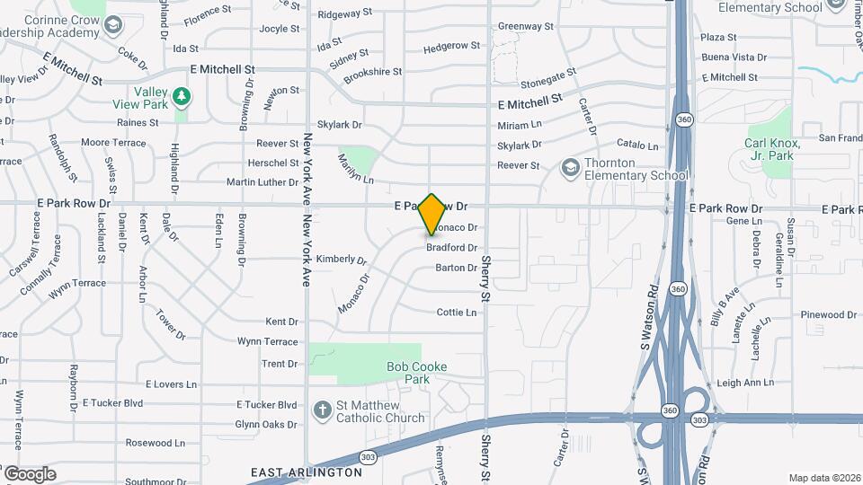 2101 Bradford Dr Map and Location Details