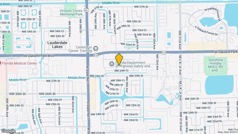 3529 NW 29th Pl Map and Location Details