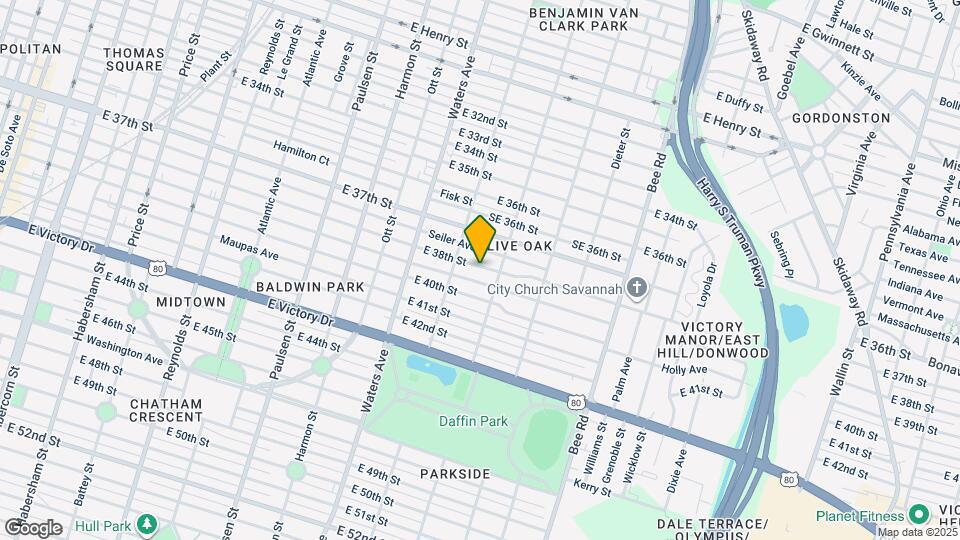 1217 E 38th St Map and Location Details