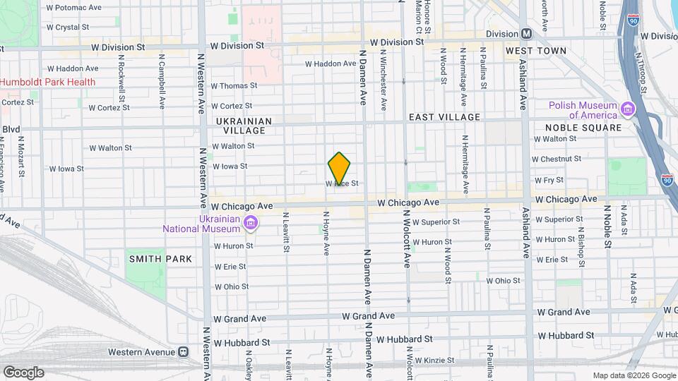 2041 W Rice St, Unit 1 Mapa y Detalles de la Ubicación