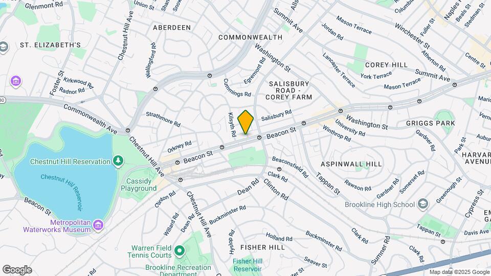 1790 Beacon St Map and Location Details