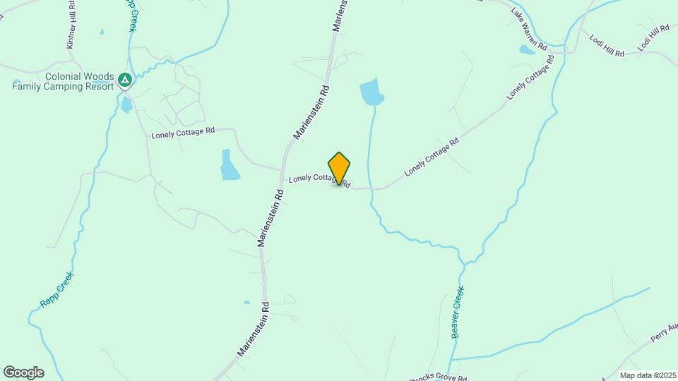 730 Lonely Cottage Rd Map and Location Details