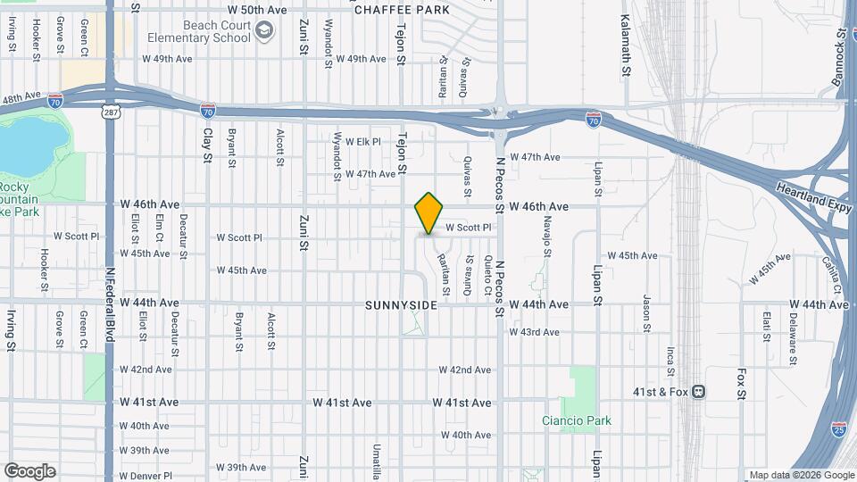 4557 Raritan St Map and Location Details