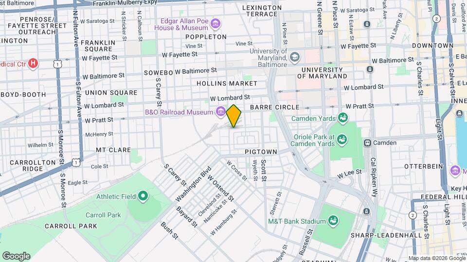 847 McHenry St Map and Location Details