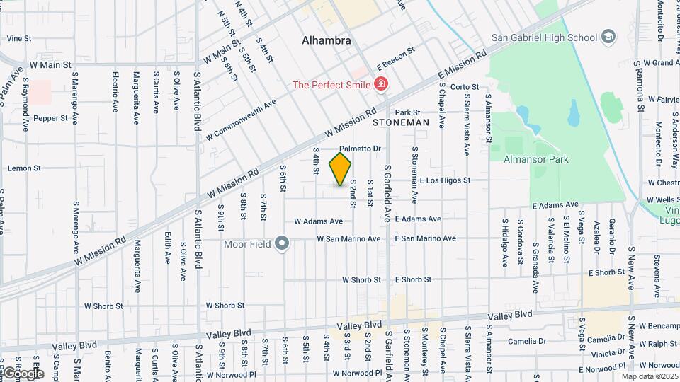 221 W Linda Vista Ave Mapa y Detalles de la Ubicación