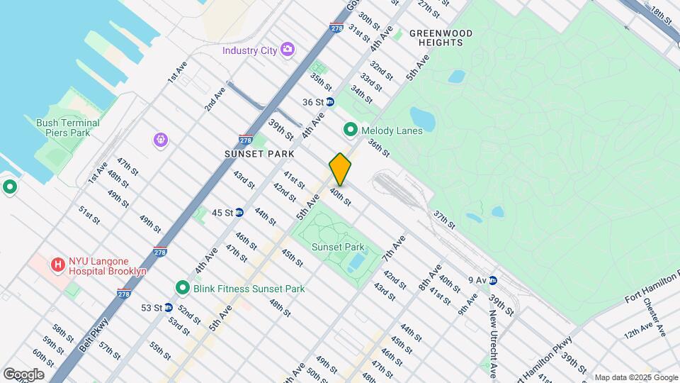 525 40th St Map and Location Details