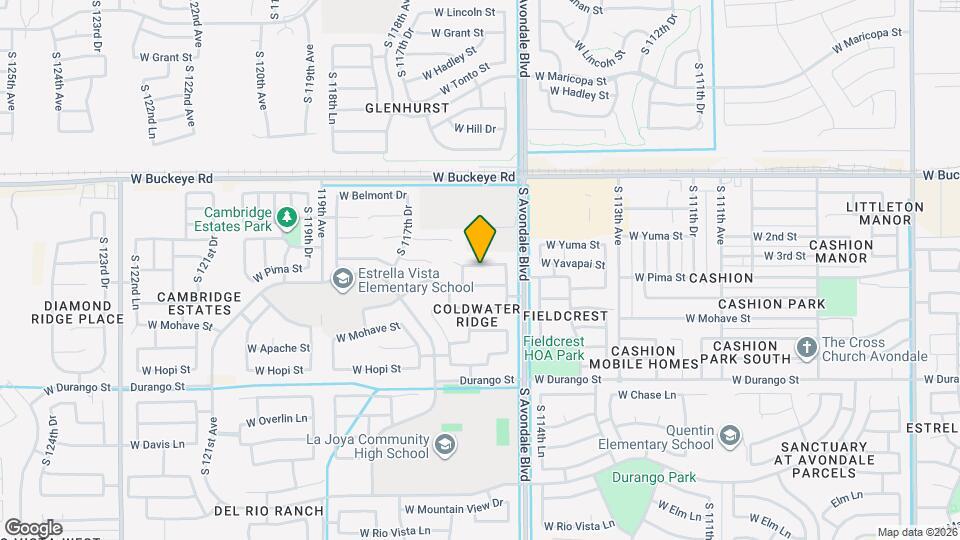 11577 W Yuma St Map and Location Details