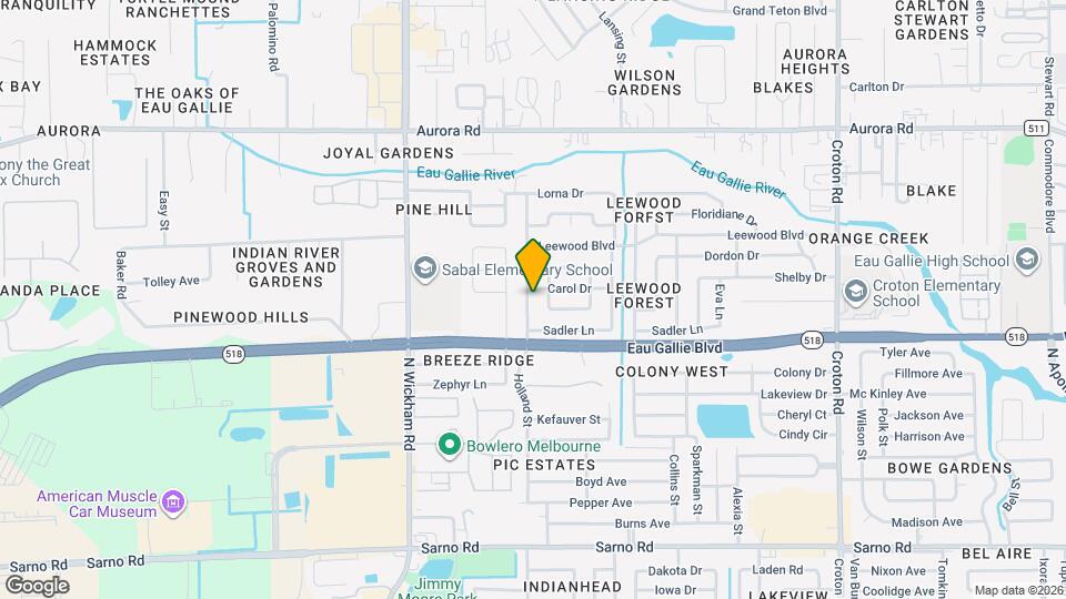1425 Holland St Map and Location Details