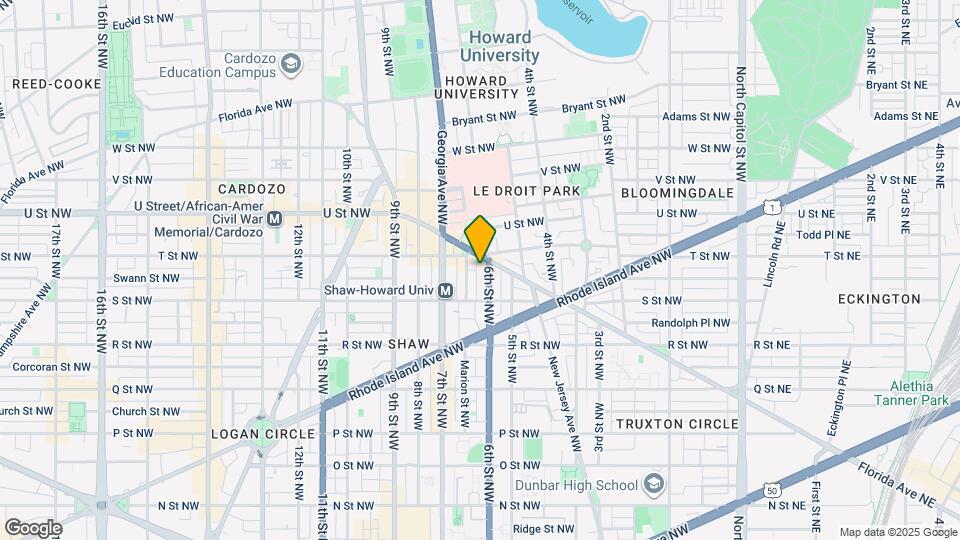1832 6th St NW Map and Location Details
