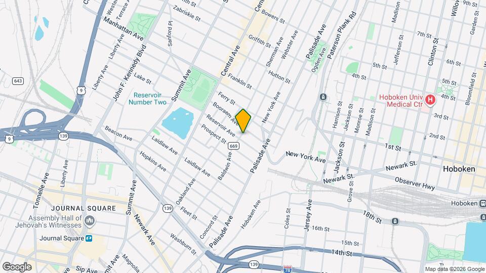 20 Webster Ave Map and Location Details