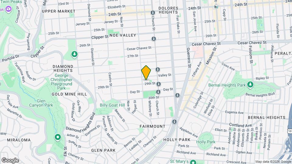 380 29th St Map and Location Details