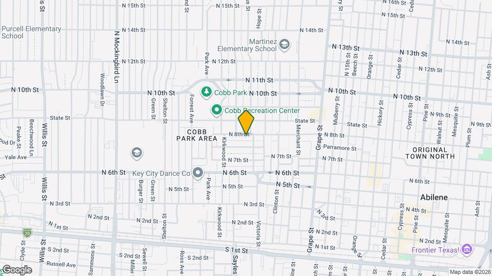 2105 N 8th St Map and Location Details