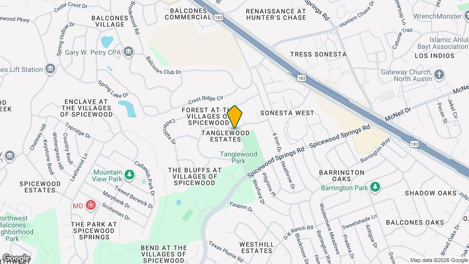 11513 Kempwood Dr Map and Location Details