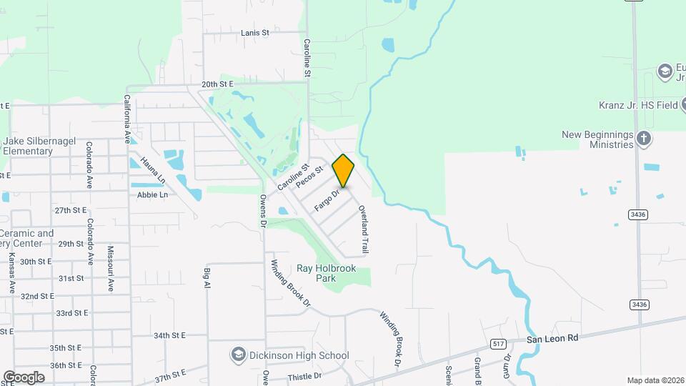 5718 Fargo Dr Map and Location Details