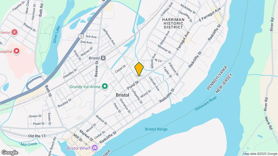 409 Jefferson Ave Mapa y Detalles de la Ubicación