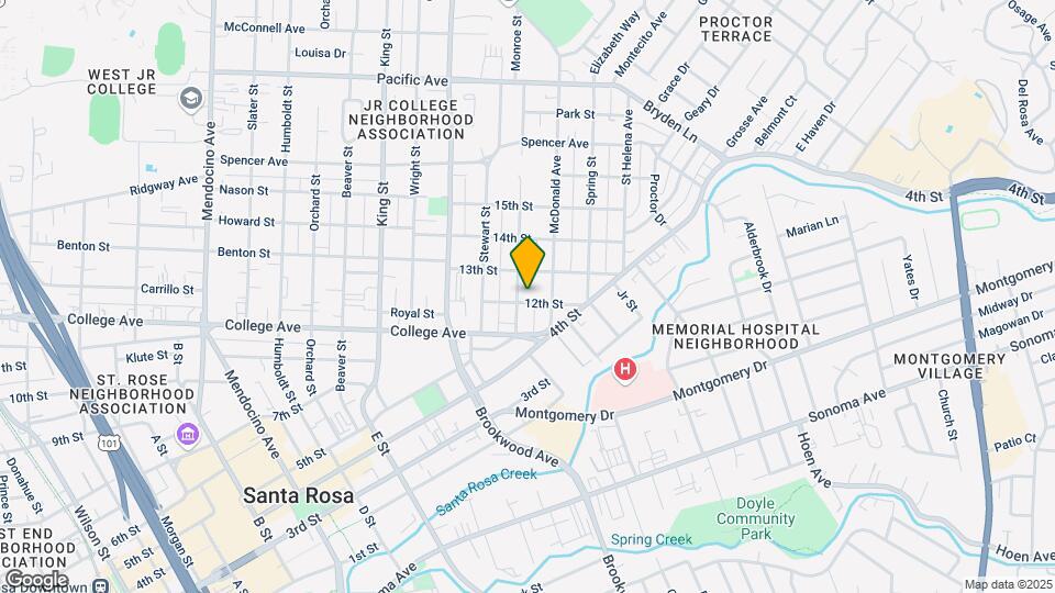 702 Monroe St Mapa y Detalles de la Ubicación