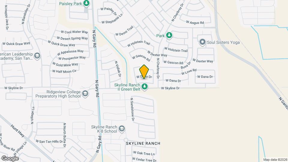 836 W Burkhalter Dr Map and Location Details