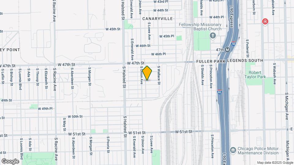 641 W 48th St, Unit 641 W 48th St Apt. 1 Map and Location Details