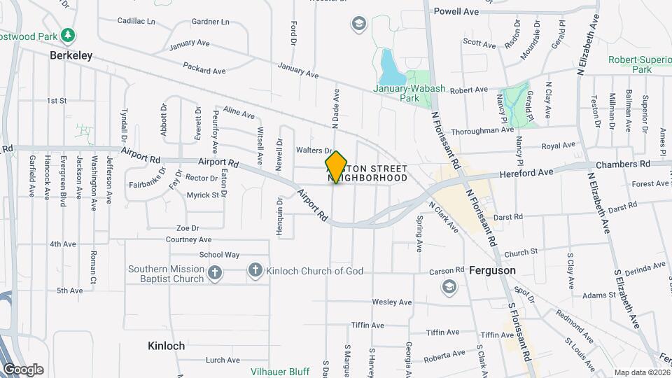 148 N Dade Ave Map and Location Details