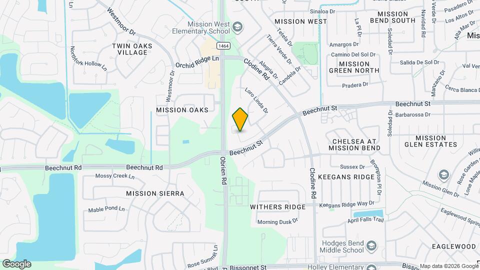 17407 S Sienna Cove Ln Map and Location Details