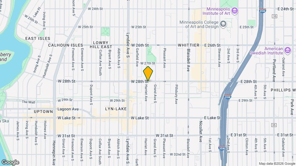 2801 Harriet Ave Map and Location Details