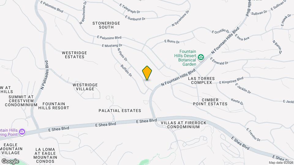 10845 N Pinto Dr Map and Location Details