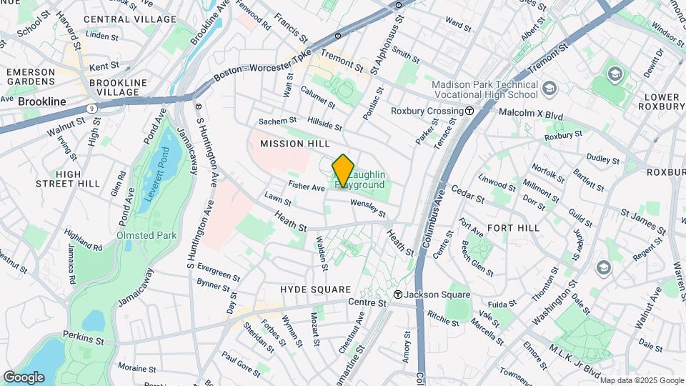 74 Fisher Ave Map and Location Details