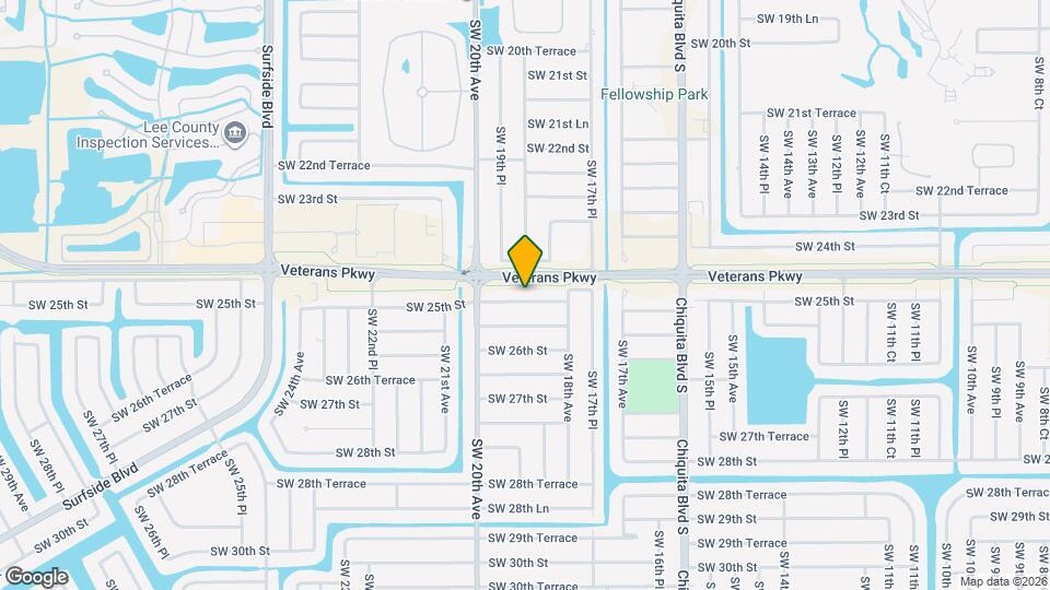 1825 SW 25th St Map and Location Details