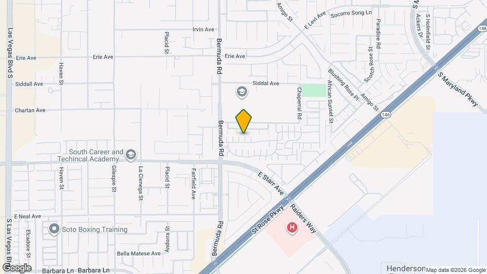 1133 Via Rocca Map and Location Details