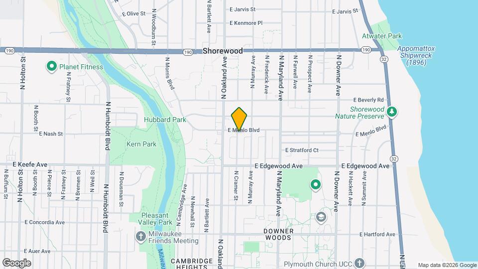 3568 N Cramer St, Unit 3568 Upper Map and Location Details