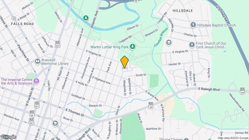 1004 Moore St Map and Location Details