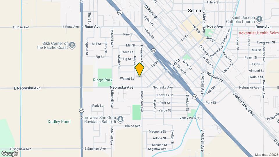 2053 Thompson Ave Mapa y Detalles de la Ubicación