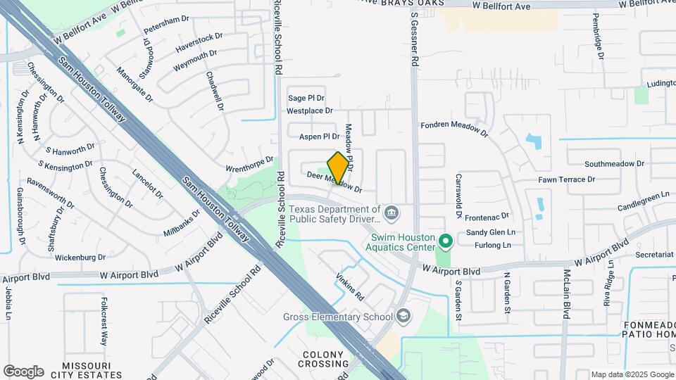 8838 Fondren Village Dr Map and Location Details