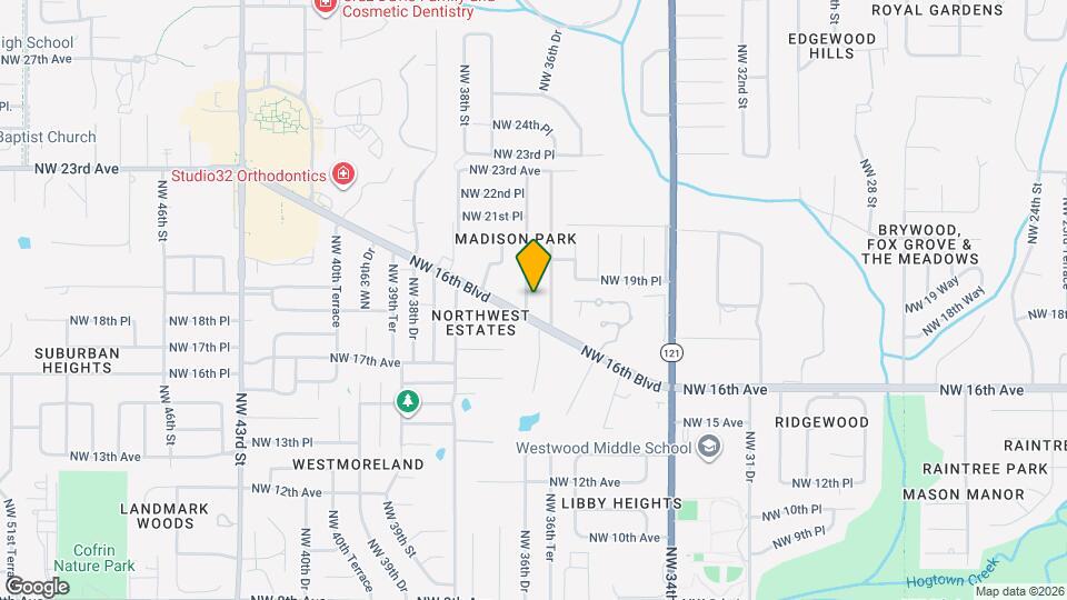 1901 NW 36th Dr Map and Location Details