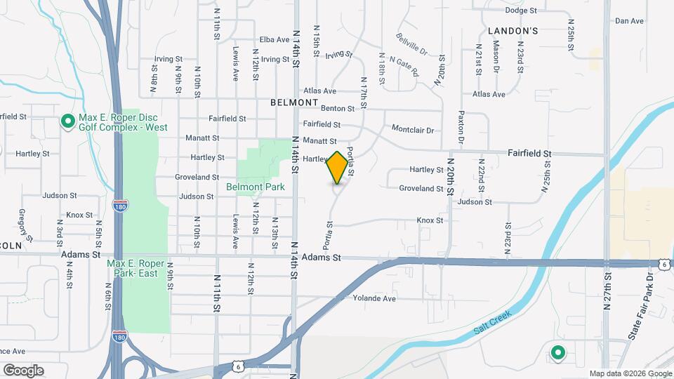 3425 Portia St Map and Location Details
