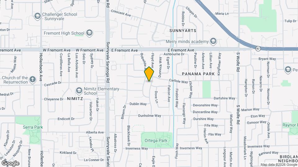 1411 Floyd Ave Map and Location Details