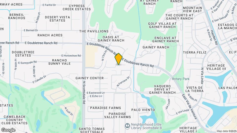 7479 E Sunnyvale Dr Map and Location Details
