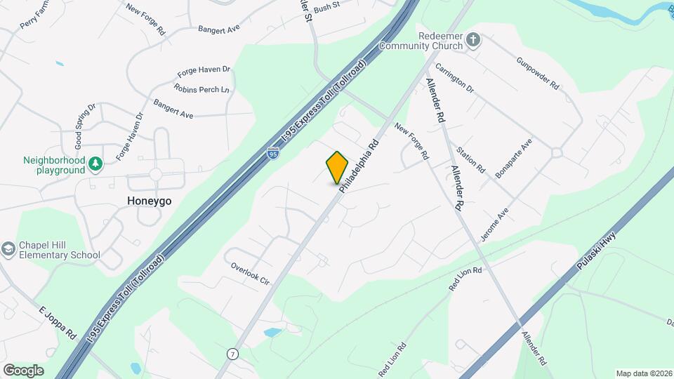 11500 Philadelphia Rd Map and Location Details