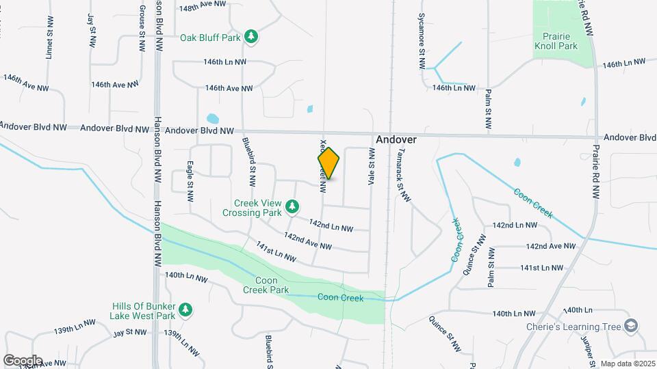 14353 Xeon St NW Map and Location Details
