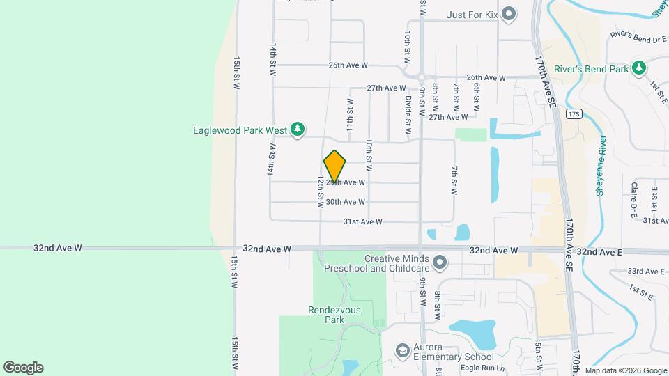 1125 29th Ave W Map and Location Details