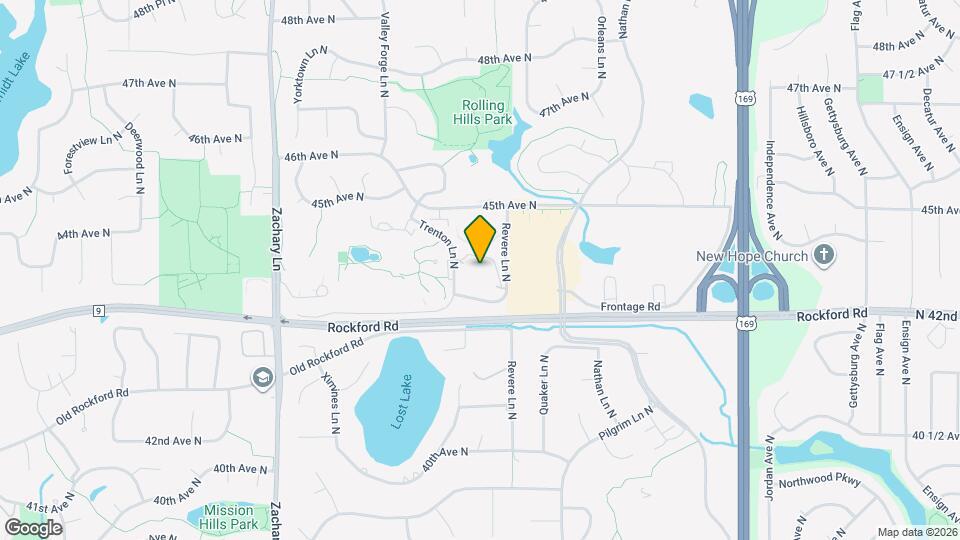 4300 Trenton Ln N Map and Location Details