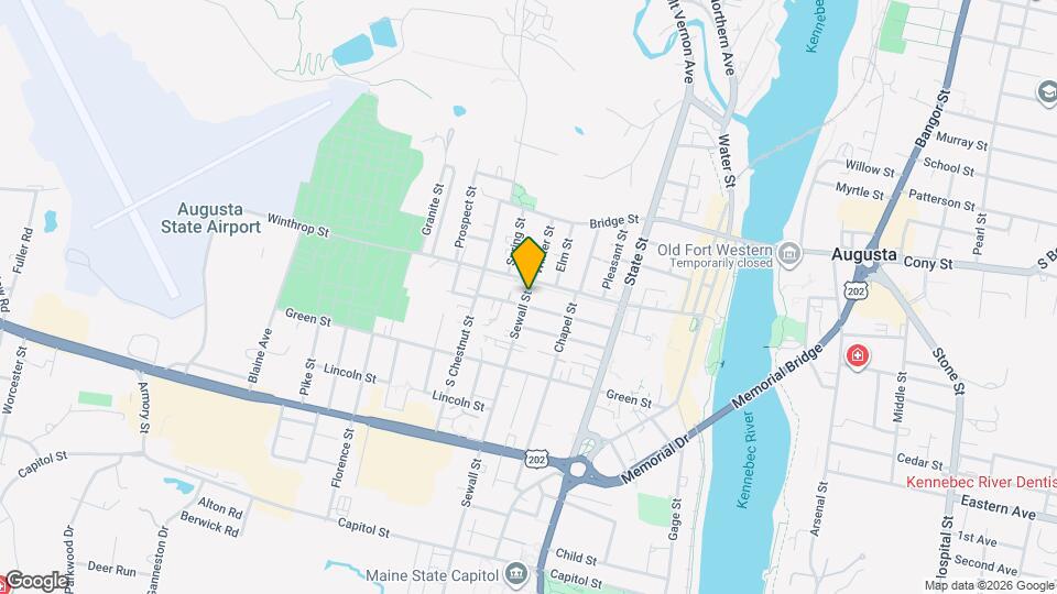 8 Sewall St, Unit 1 Map and Location Details