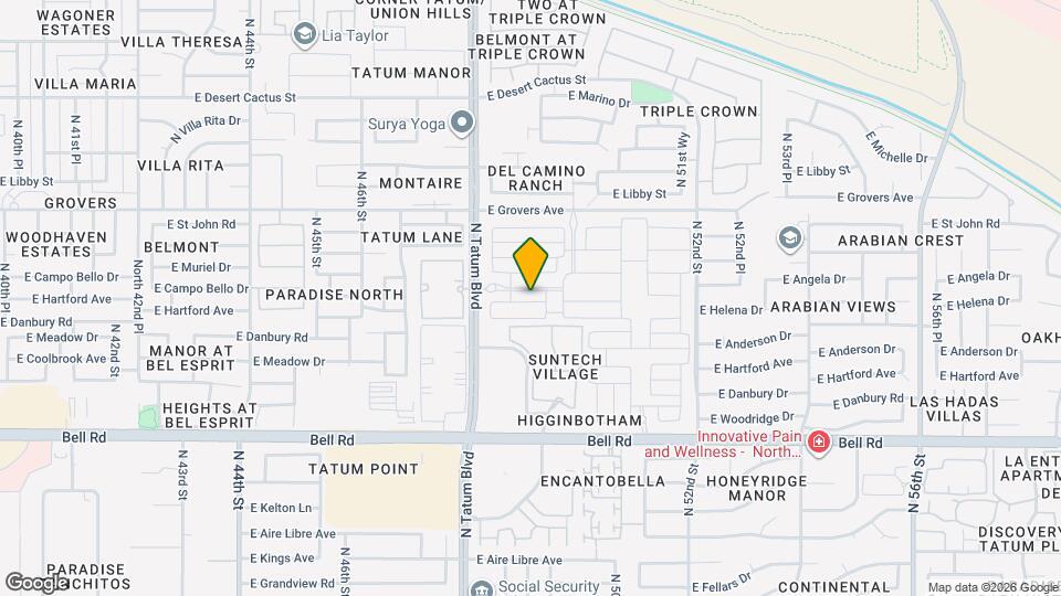 4864 E Village Dr Map and Location Details