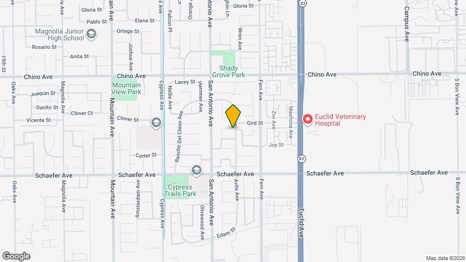 6781 Angelina Ct Map and Location Details