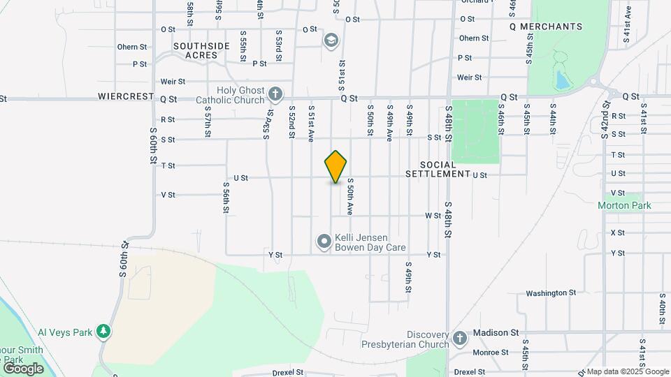 5613 S 51st St Map and Location Details