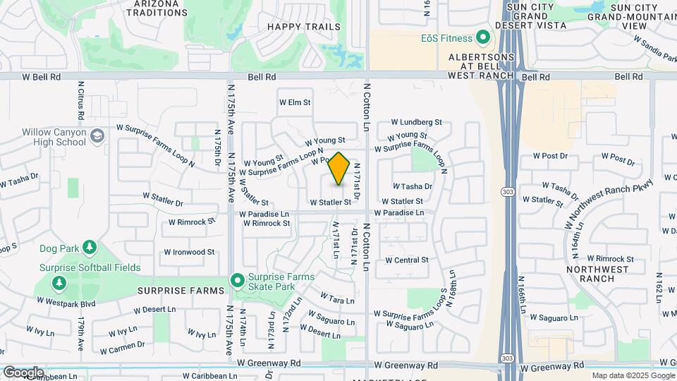 16342 N 171st Ln Map and Location Details
