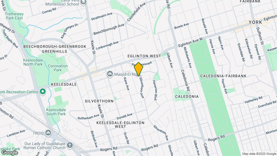 518 Silverthorn Ave Map and Location Details