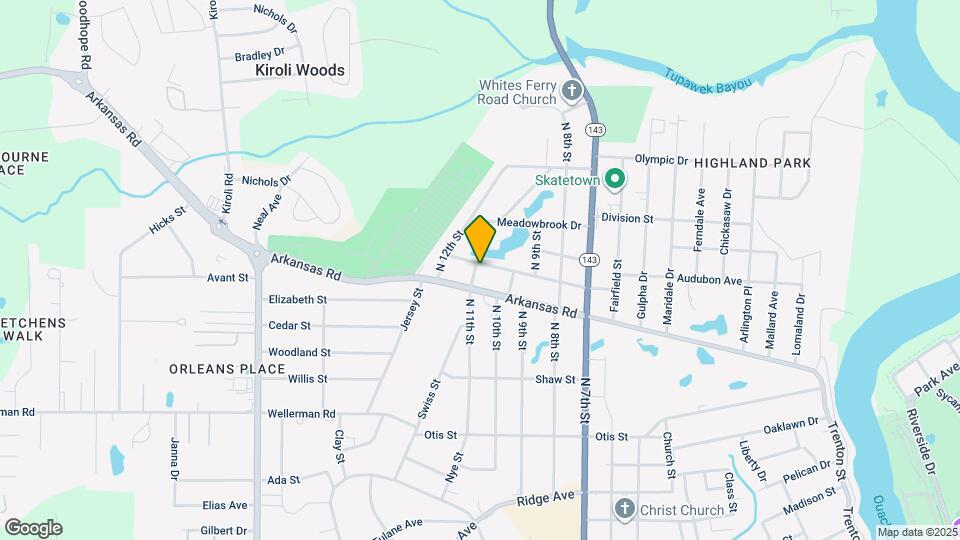 1017 Audubon Ave Map and Location Details